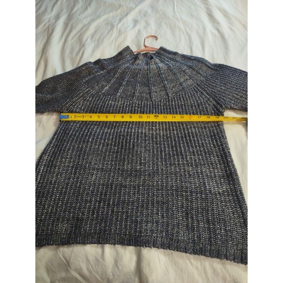 89th + Madison Sweater Size L Gray High Neck - Picture 5 of 9